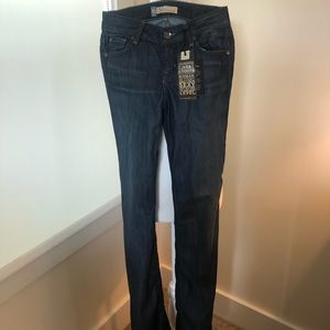 Level 99 dark wash straight leg jeans